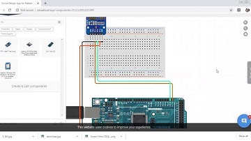 Interfacing Sensors wih Ardiuno Board using Circuit io App Maker