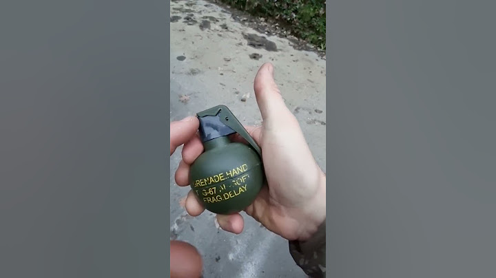 This is a HAND GRENADE!