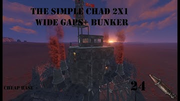 THE SOLO  SIMPLE CHAD 2X1 WIDE GAPS| Rust base design