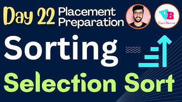 Sorting -  Selection Sort in telugu | DSA in Telugu | Vamsi Bhavani