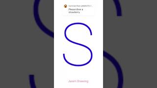 S  Strawberry  Drawing Easy drawing shorts