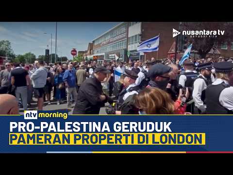 Tegang! Massa Pro-Palestina dan Pendukung Israel Berhadapan di London | NTV MORNING