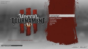 Unreal Tournament 3 (2007) - main menu [ULTRA HD]