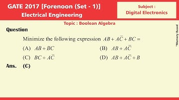 GATE 2017 Solution, Set 1, Electrical Engg. l Digital Electronics