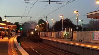 Steamrail's K190 & A2 986 at Yarraville 6/7/19