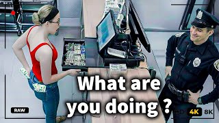 Police Surprise a Reckless Employee Shoplifting in the Act | Shoplifter Arrest