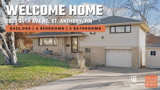 For Sale 2820 34th Ave NE, St. Anthony, MN | Listed by Team Kathy Borys