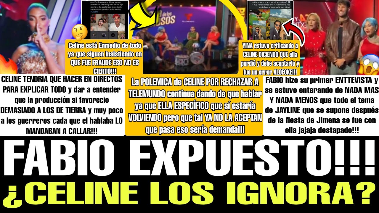 Fabio expuesto: Celinee lo ignora y estalla LCDLF 6