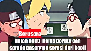 Boruto Inilah Bukti Manis Boruto Dan Sarada Pasangan Serasi Dari Kecil