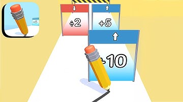 Pencil Run ​- All Levels Gameplay Android,ios (Part 1)