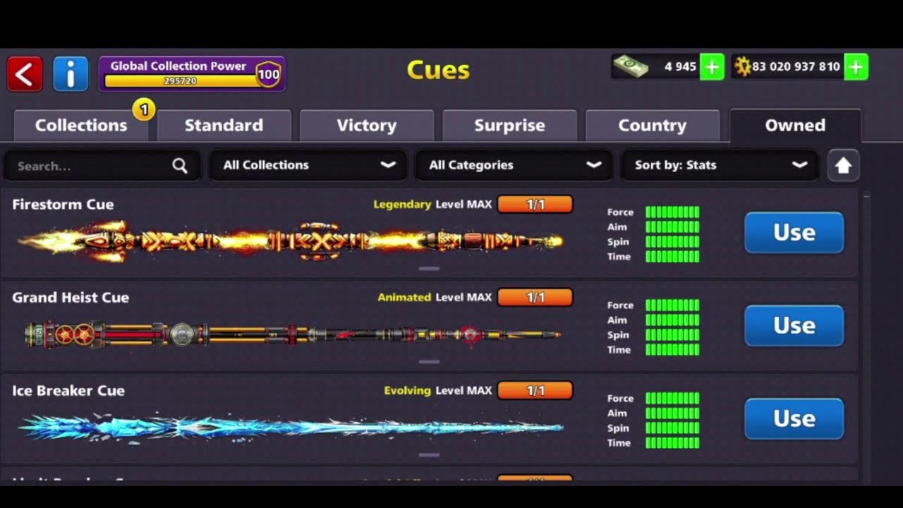 8 ball  pool trickshot on the best account