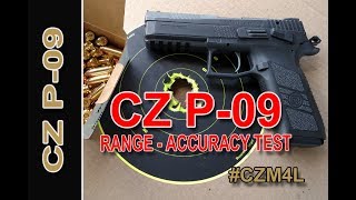 CZ P-09 -  Accuracy Test