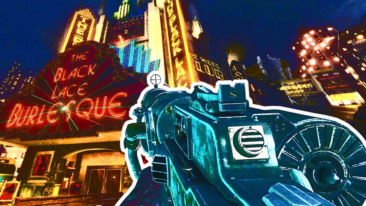 MG08 & WAW GUNS IN SHADOWS OF EVIL Call of Duty Black Ops 3 Zombies Gameplay Mod