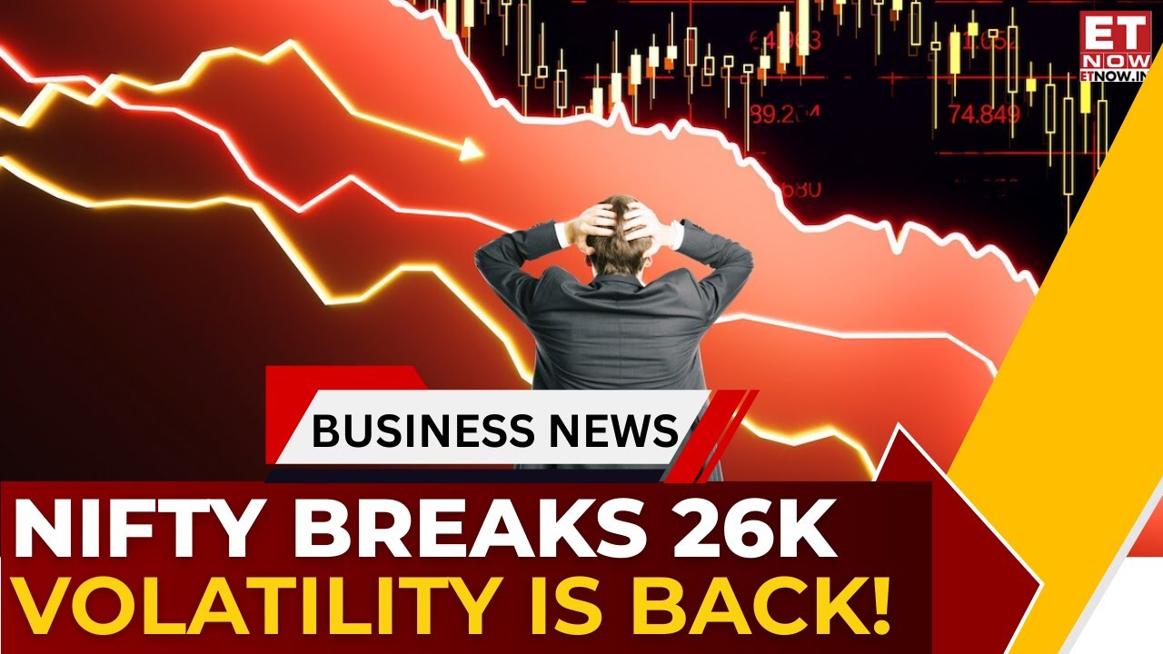 Nifty Below 26,000: Volatility Rises, 25,700 in Focus | Key Supports Break, Traders Stay Cautious