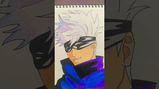 gojo drawing #shorts #anime #art #animeart #gojo #drawing