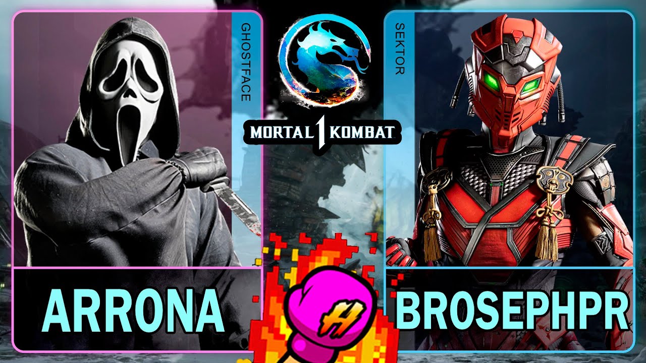 MK1 Arrona (GHOSTFACE) VS BrosephPR (SEKTOR)🥊Mortal Kombat 1🥊4K 60ᶠᵖˢ