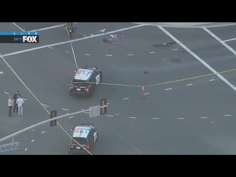 Bicyclist hit by vehicle in Dana Point - YouTube
