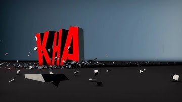 Cinema 4D Falling Text Intro