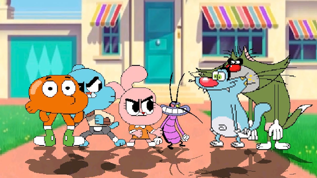 TEAM GUMBALL, DARWIN & ANAIS  vs  TEAM OGGY, JACK & JOEY | BEST OF 3