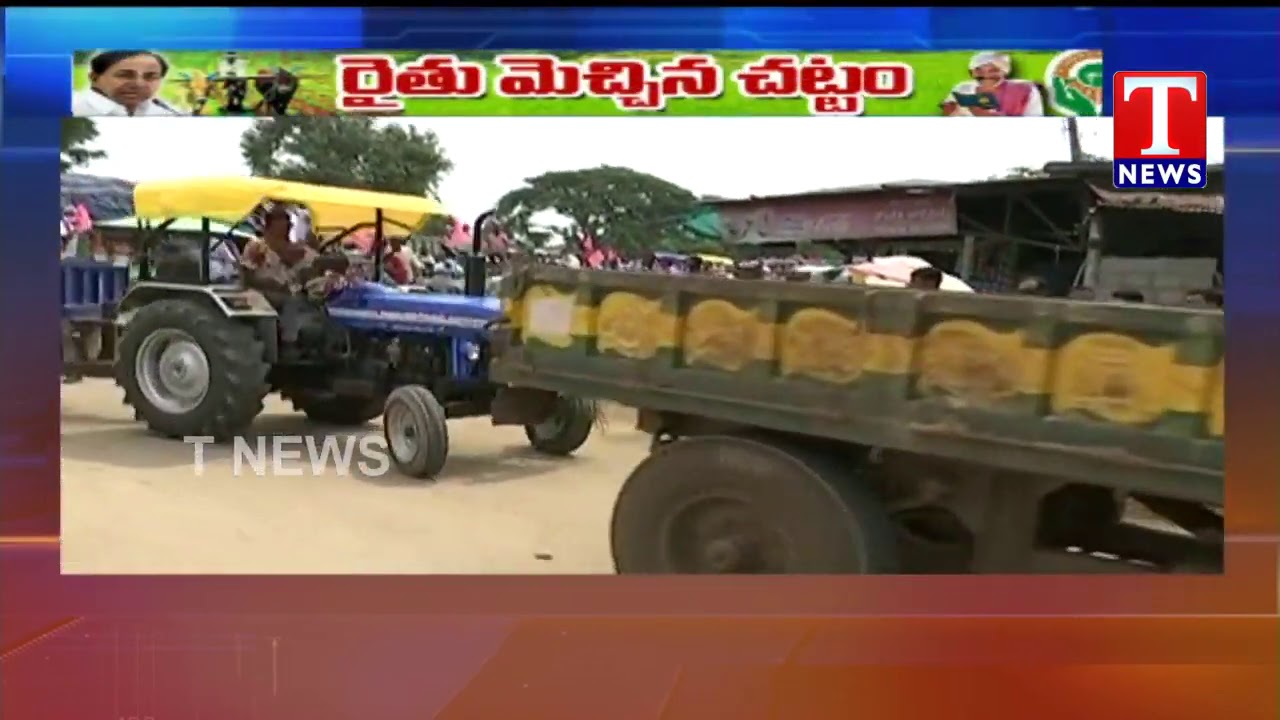 Farmers Tractor Rally over New Revenue Act 2020 | Dharmapuri Constituency | T News