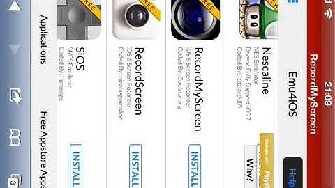 How to get record my screen on ios (NO JAILBREAK)