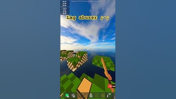 Bloxd io hacker in skywars #bloxd #bloxdio #minecraft #glitch