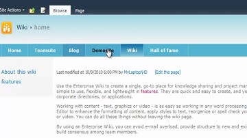 Customizing the Global navigation in SharePoint 2010