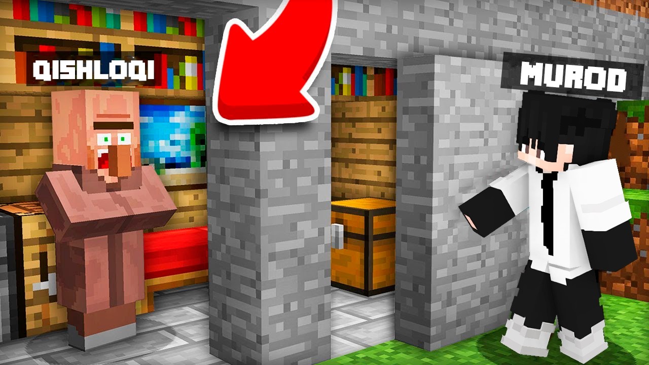 QISHLOQINI SIRLI UYINI TOPDIM 😯 | UZBEKCHA MINECRAFT