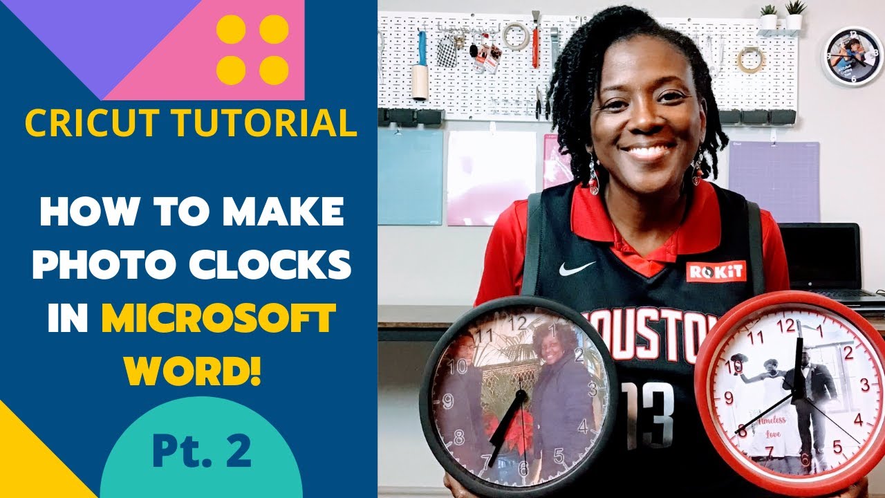 HOW TO MAKE A PHOTO CLOCK IN MICROSOFT WORD YouTube