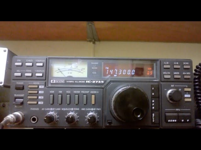 Icom IC-271A 2m base amateur radio transceiver (mid 1980s) - YouTube