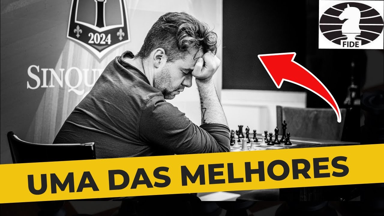 Quando CARUANA fez o NEPO desabar no Xadrez