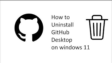 uninstall GitHub Desktop on windows 11 | remove GitHub Desktop on windows