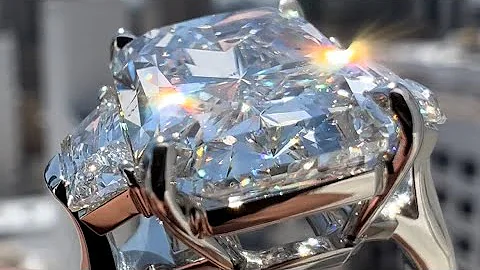 Hand making a platinum ring for a $225,000 diamond