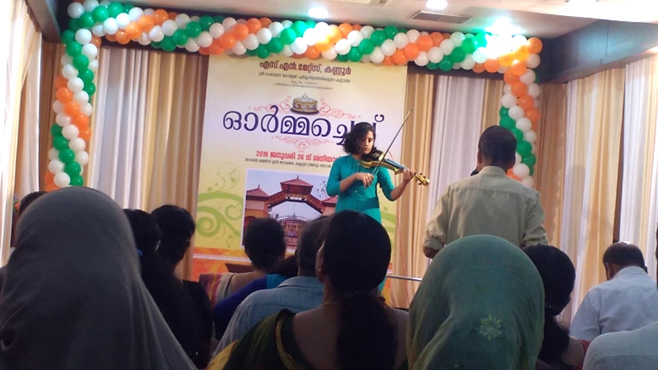 Mazhaye thoomazhaye song violin cover by Veda Mithra YouTube