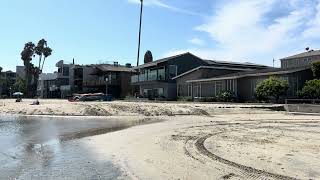 Typical Erosion Zone the Morning After Monthly High Tide - Bayshore High Tide Mark