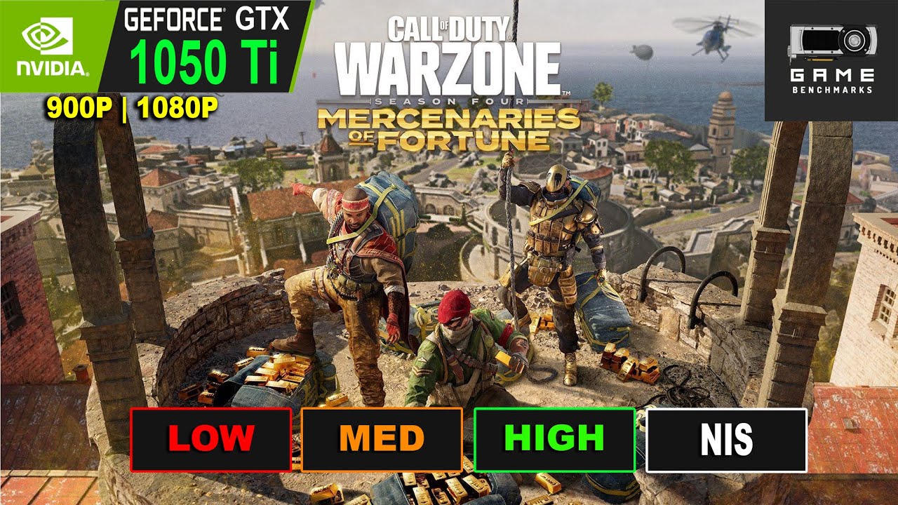 WARZONE FORTUNE'S KEEP | GTX 1050 Ti Benchmark | 900P | 1080P | NIS
