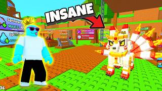 going for the RAREST PETS in Build a Ring Farm on Roblox!