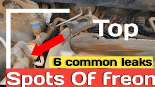 Top 6 Common Location Car Ac Leaks Refrigerant