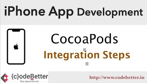 Cocoapods | How to install cocoapods library in iOS app | iPhone App Development
