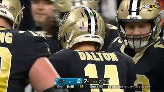 New Orleans Saints vs  Carolina Panthers Full Highlights 2nd QTR  NFL Week 18, 2023