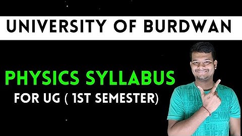 Burdwan university ug 1st semester syllabus || কলেজ এর নতুন syllabus || #burdwanuniversity