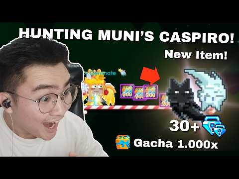 MENCARI MUNI'S CASPIRO NEW ITEM!! GACHA 1.000 Special Hampers! | Growtopia Gacha 2026