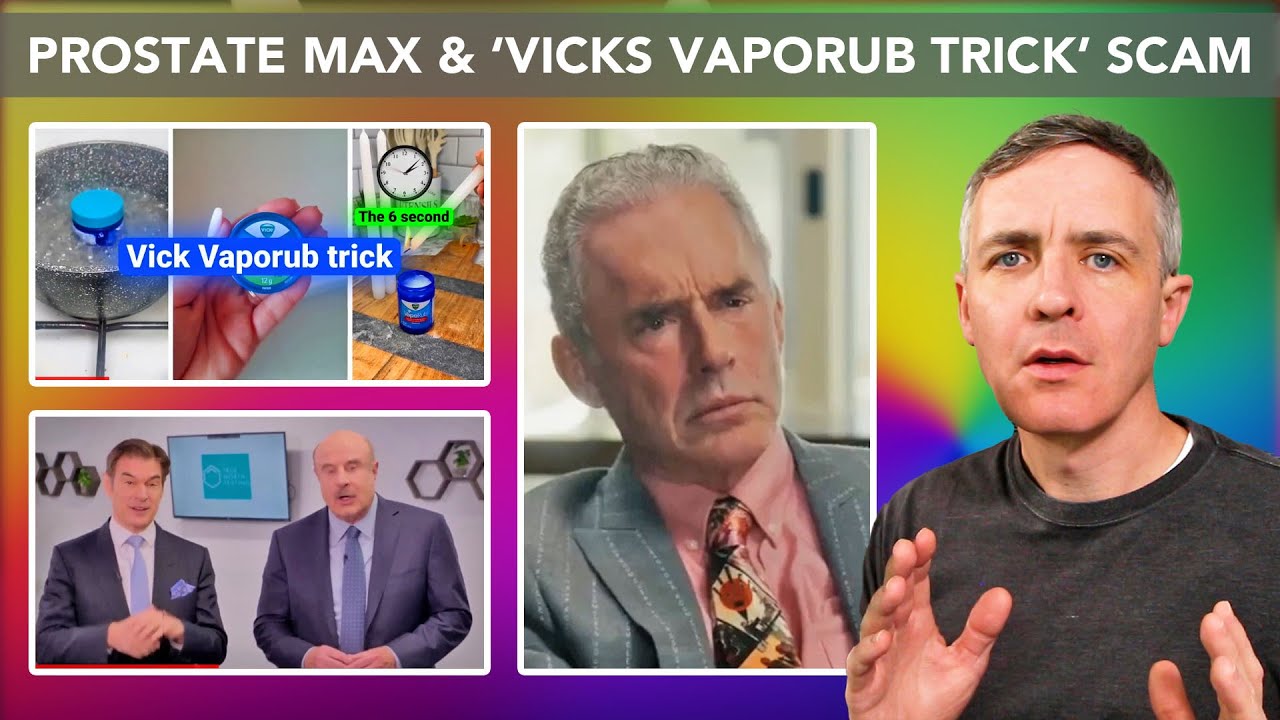 Prostate MAX Scam Exposed: ‘Vicks VapoRub Trick,’ Plus Dr. Oz and Dr. Phil Deepfakes