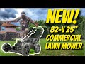 NEW Greenworks Commercial 25" Battery Lawn Mower (82SP25M)