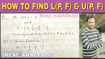 HOW TO FIND UPPER RIEMANN SUM AND LOWER RIEMANN SUM 🔥