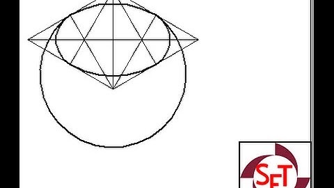 Isometric projection of a frustum of sphere using Solid Edge