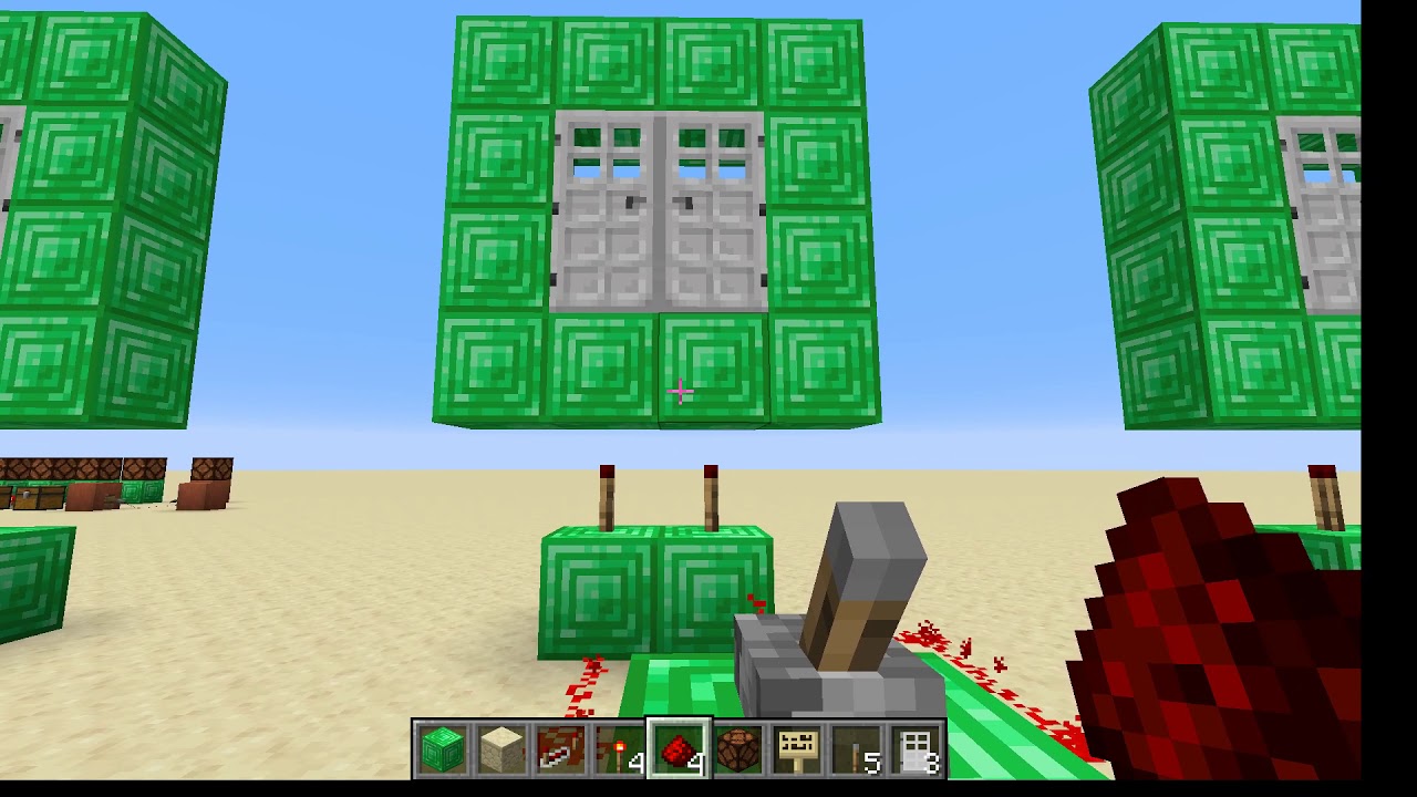 Redstone Basics Controlling Paired Iron Doors YouTube