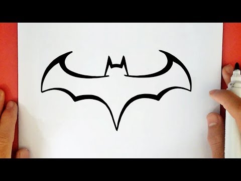 HOW TO DRAW THE BATMAN LOGO