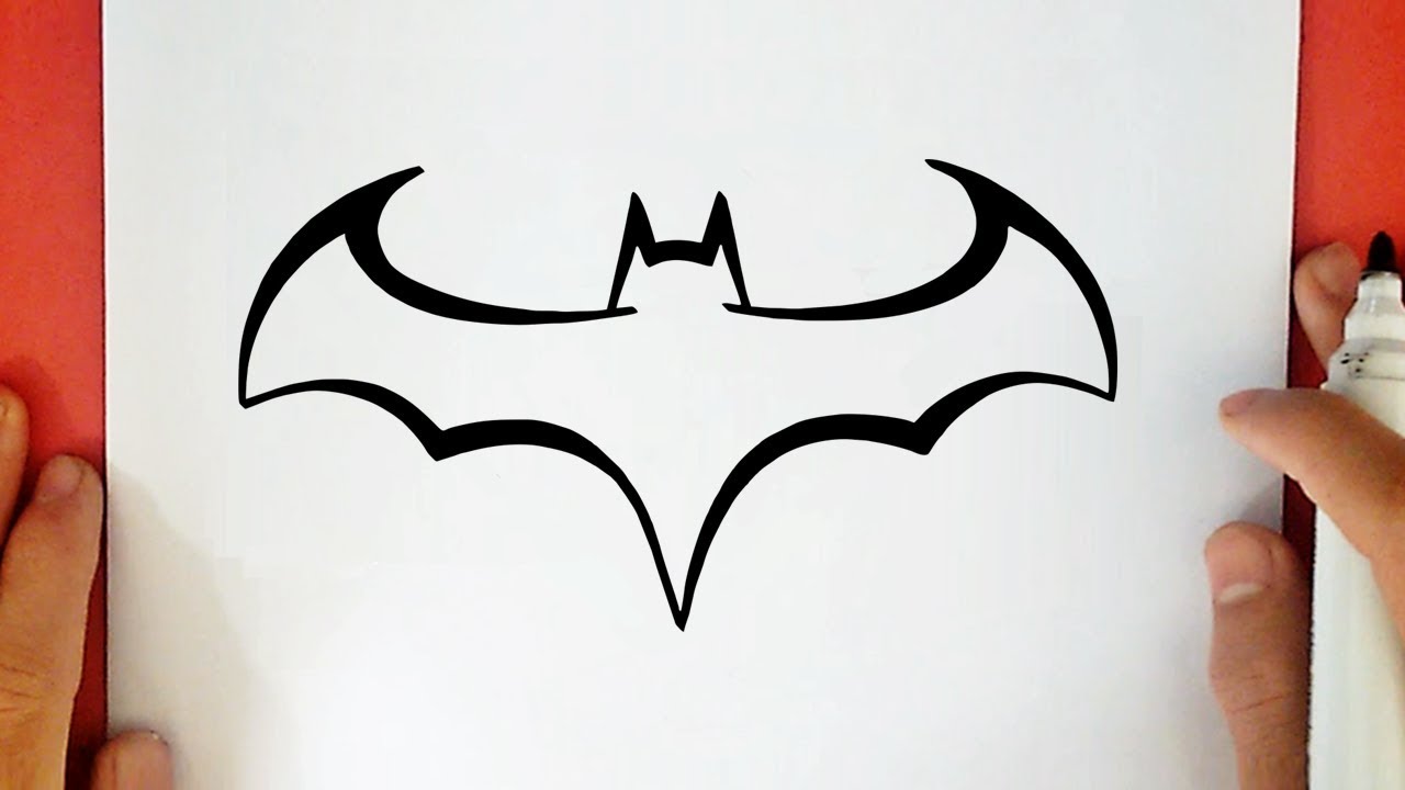 Arriba 53+ imagen dibujar el logo de batman