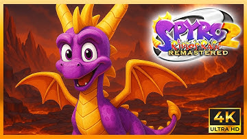 Spyro 2: Riptos Rage (PS1) 4K Remaster - Part 5 [100%] Walkthrough
